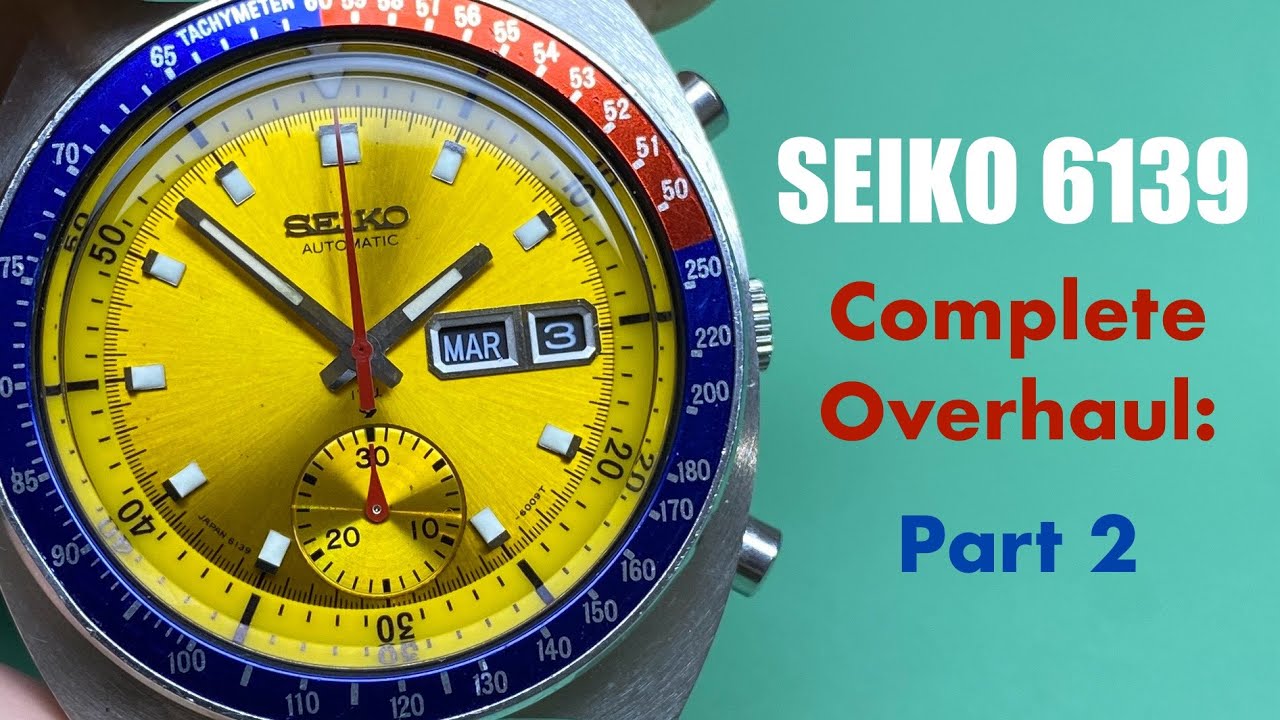 SEIKO 6139-6002 'Pogue’ Watch Restoration - Part 1: Assembly & Lubrication