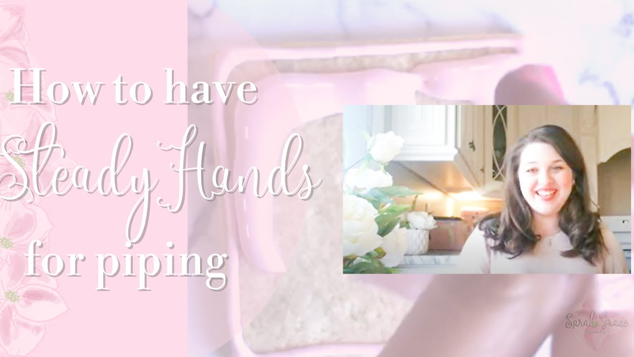 How to Pipe Royal Icing-Tips for Keeping Hands Steady