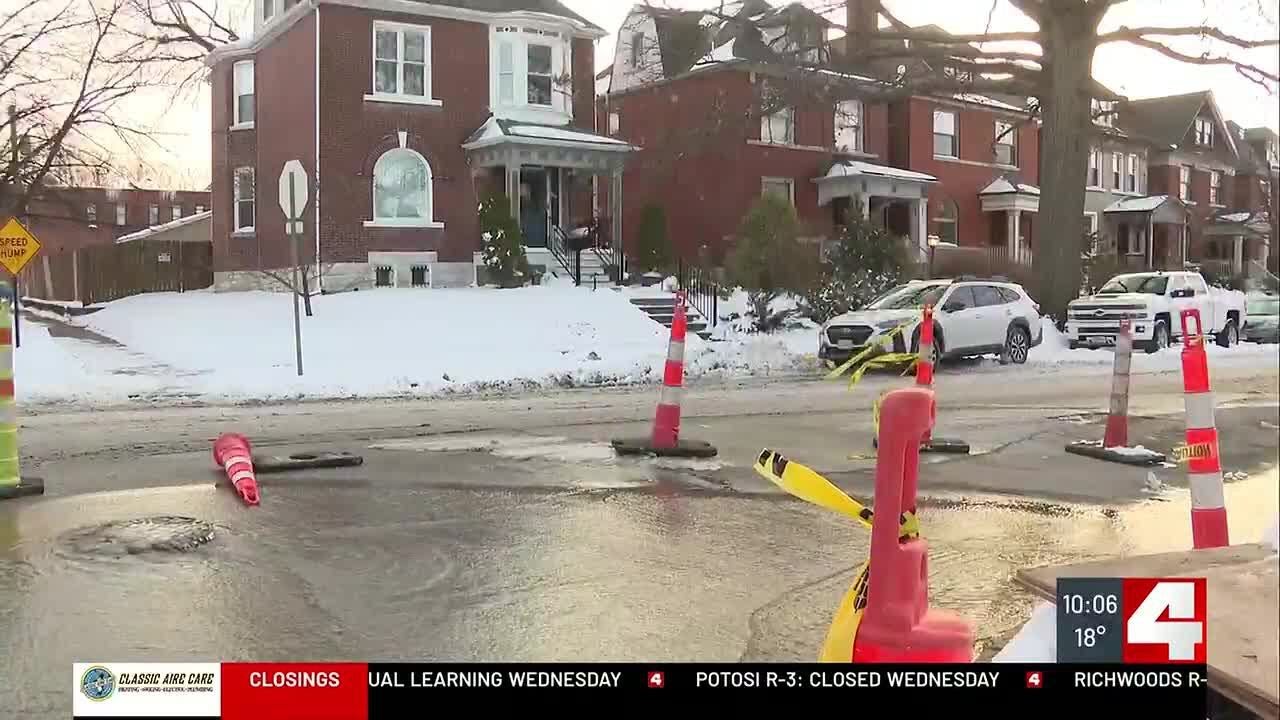 Water shut off in South City neighborhood as crews fix broken valves