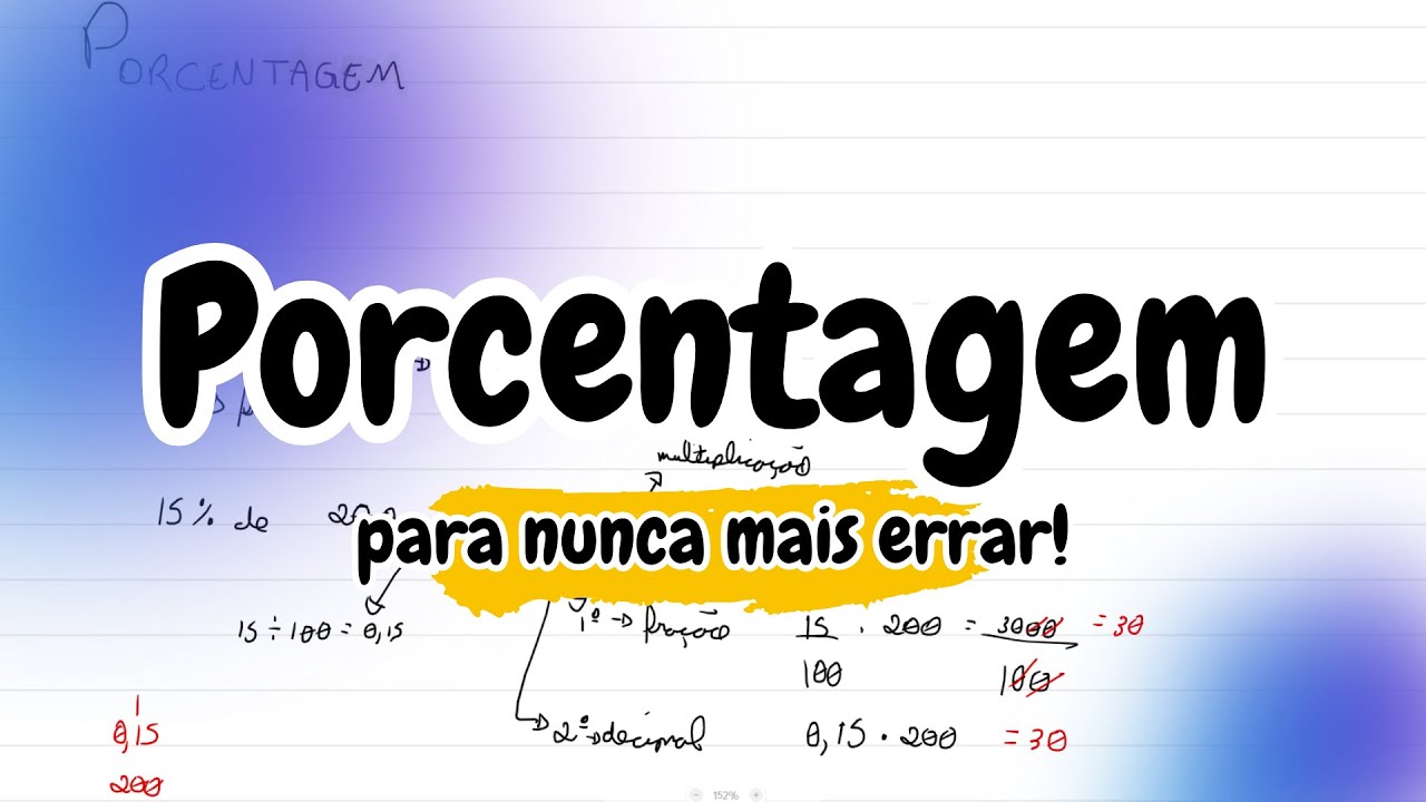 Como calcular Porcentagem de forma fácil e rápida!