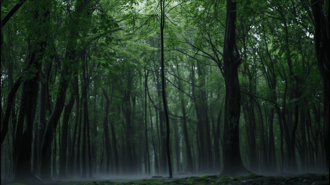 CALM RAINY FOREST FOR RELAX