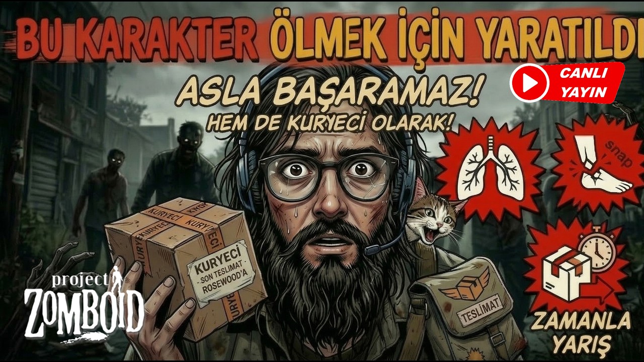 Project Zomboid Türkçe: En Kötü Özellikler Challenge (Sağır Kurye)