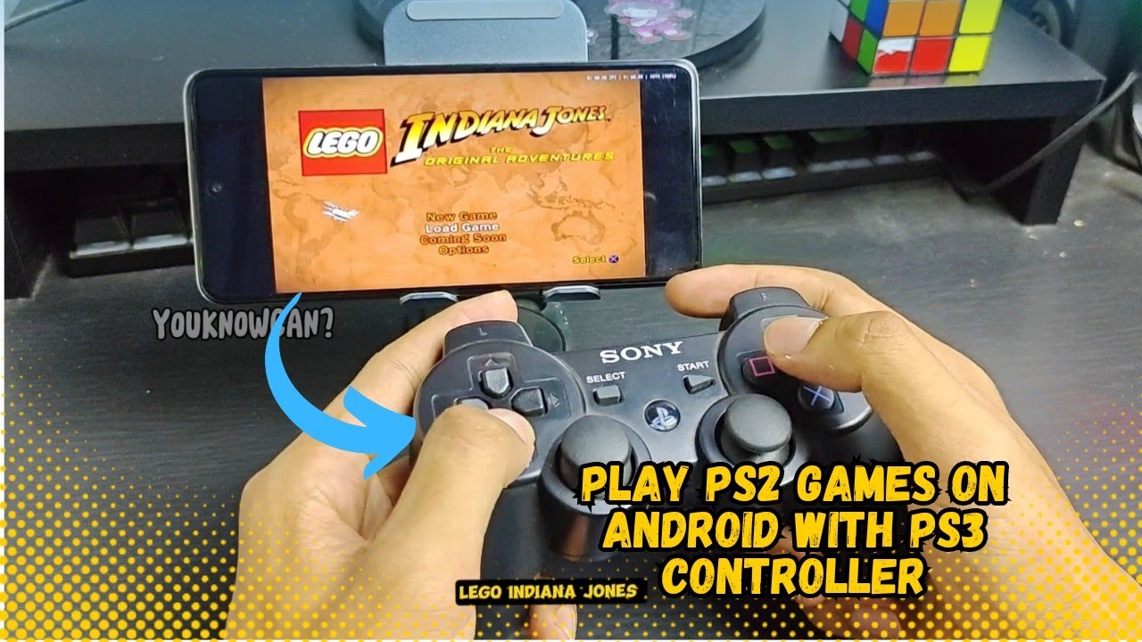 PLAY PS2 GAMES ON ANDROID WITH PS3 CONTROLLER