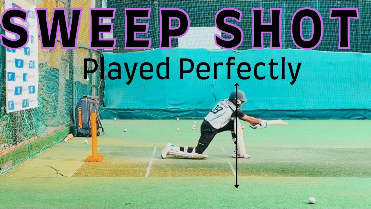 How to play sweep shot || Sweep shot tutorial || Sweep shot drill || Cricket sweep shot technique 