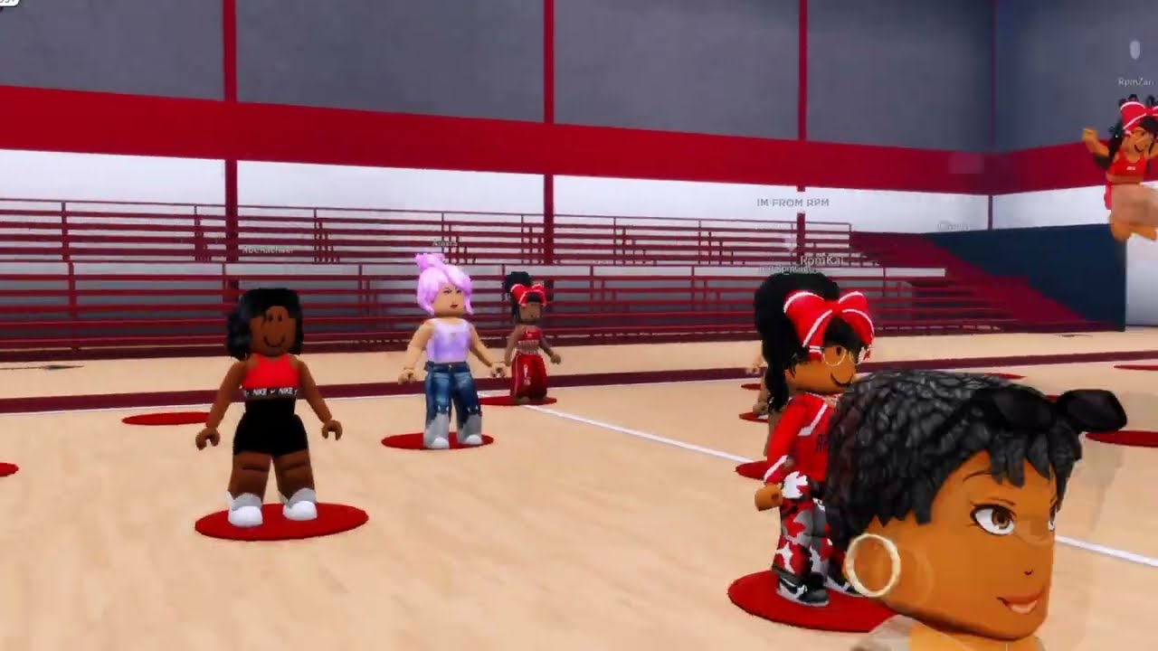 Bang Bang+Chun Li ~Diverse Studio Center (Demo) Class #1 - Red Panthers Majorette | Roblox Majorette