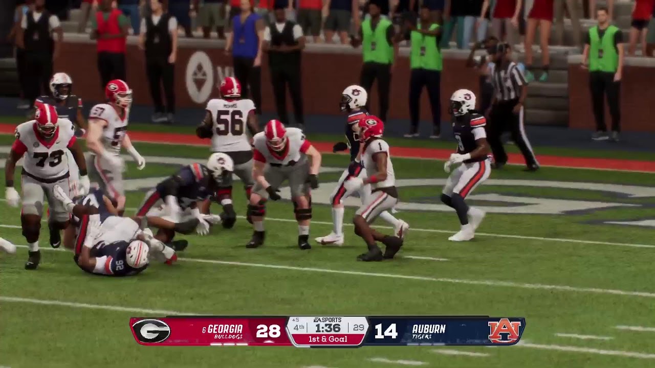 EA Sports College Football 26 Week 7 Georgia Bulldogs Vs Auburn Tigers