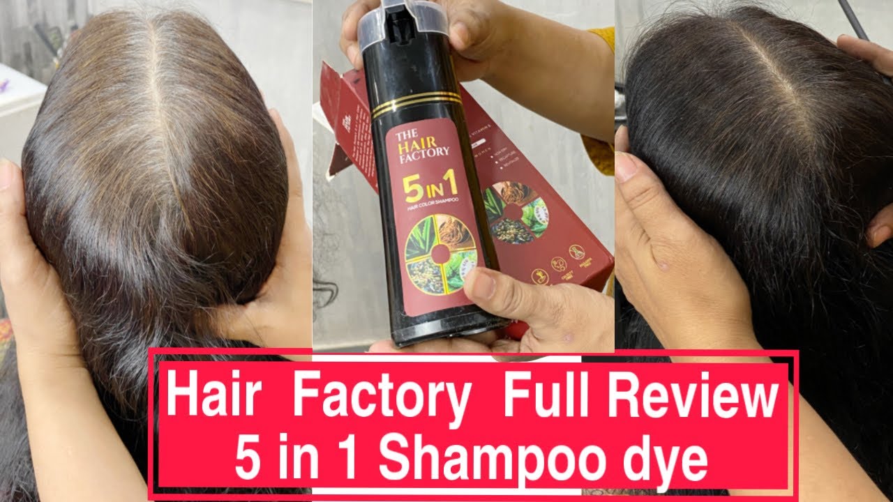 Hair Factory | 5-in-1 Dye-shampoo-Conditioner-growth- repair in One Step#haircolor  #hairfactory