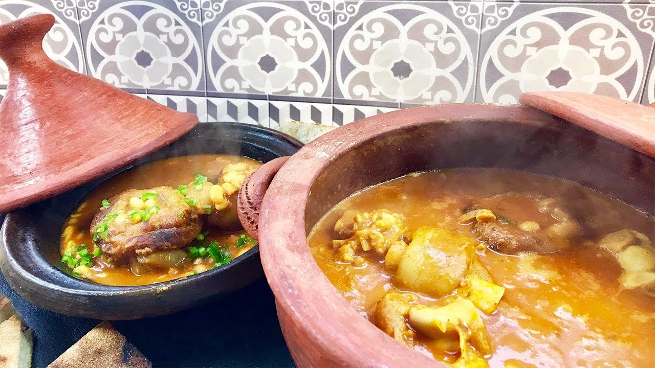 Loubia hargma - Cassoulet aux pieds de veau