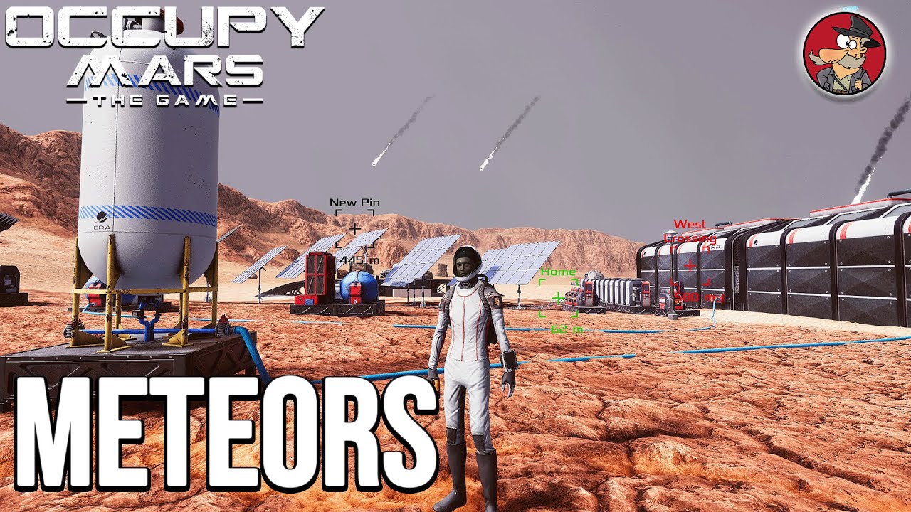 Meteor Shower Hits - Occupy Mars Gameplay