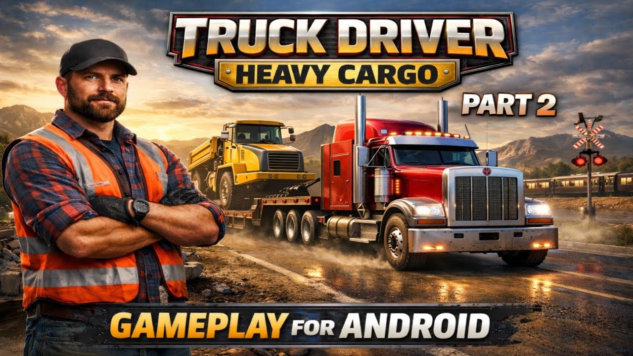 Truck Driver–Heavy Cargo Gameplay | Part 2 | Ultra Realistic Truck Simulator | Gameplay For Android 