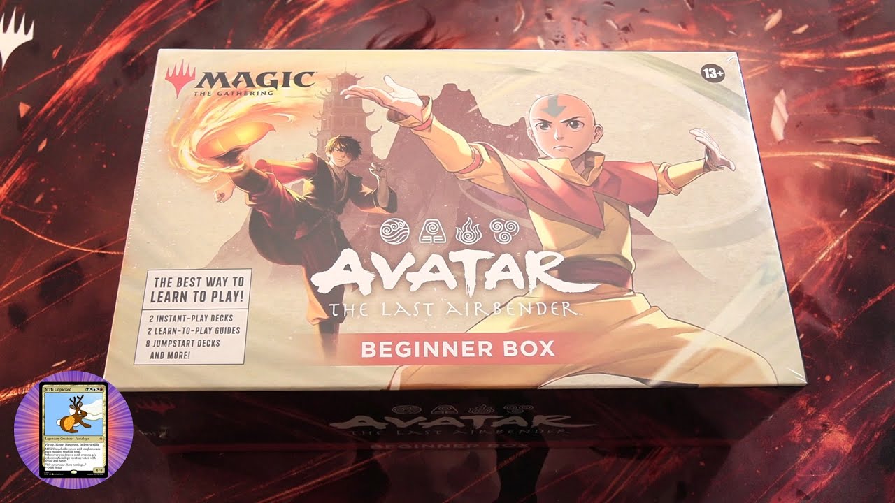Распаковка коробки MTG Avatar: The Last Airbender для новичков — ВСЕГО 34,99 долларов США!