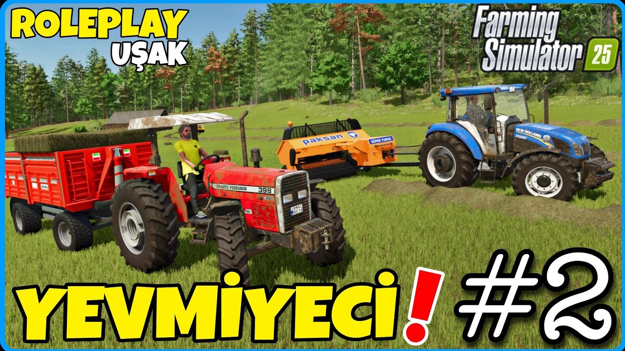 YEVMİYE KARŞILIĞI OT BALYASI ALDIM🔸HERKES İŞİNE BAŞLADI 🔸 Farming Simülatör 25 ROLEPLAY yeni bölüm 