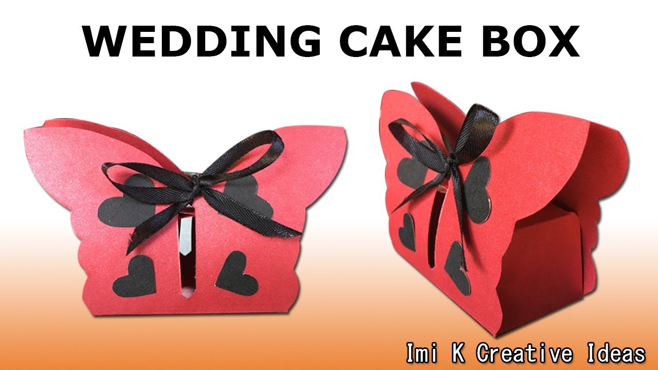 how to make wedding cake box step by step