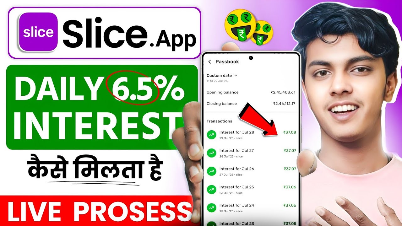 How to earn interest in the Slice app | Slice savings account interest rate review