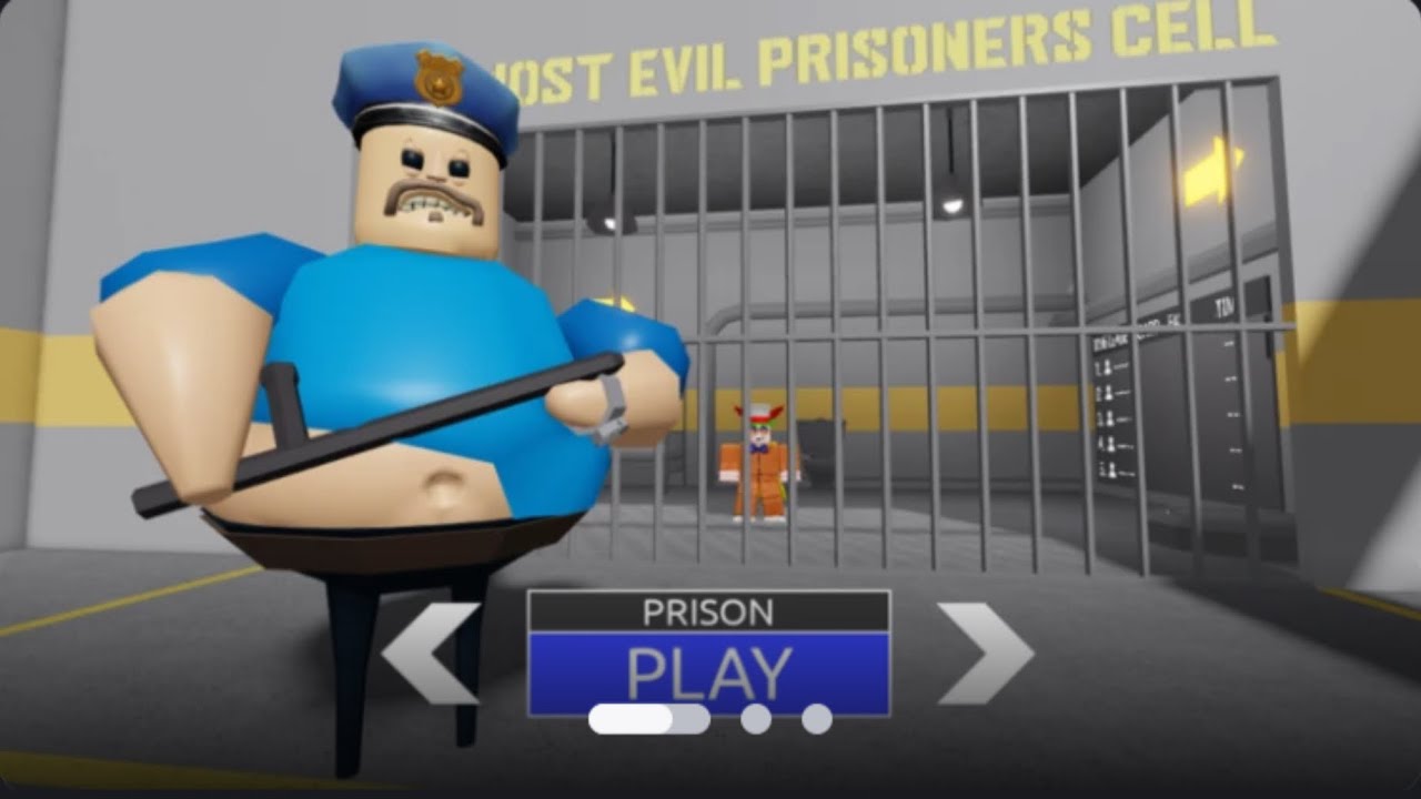 Obby de Escapa de la prisión de Barry (adelantado las partes de cuando me mu3r0) 
