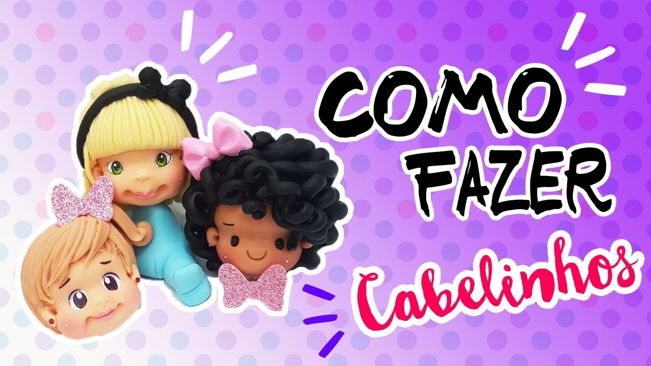 Como Fazer Cabelinhos manual de meninas - por Faby Rodrigues
