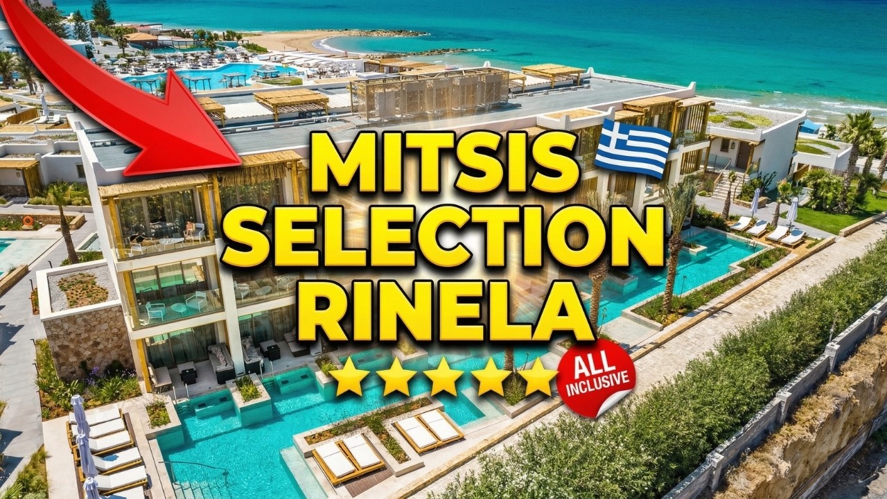 🇬🇷 Mitsis Selection Rinela 5* – boho resort, 6 basenów i prywatna plaża | Kreta, Heraklion