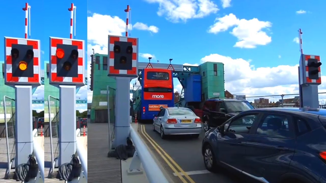 Traffic Nightmare! Poole Lift Bridge, Dorset