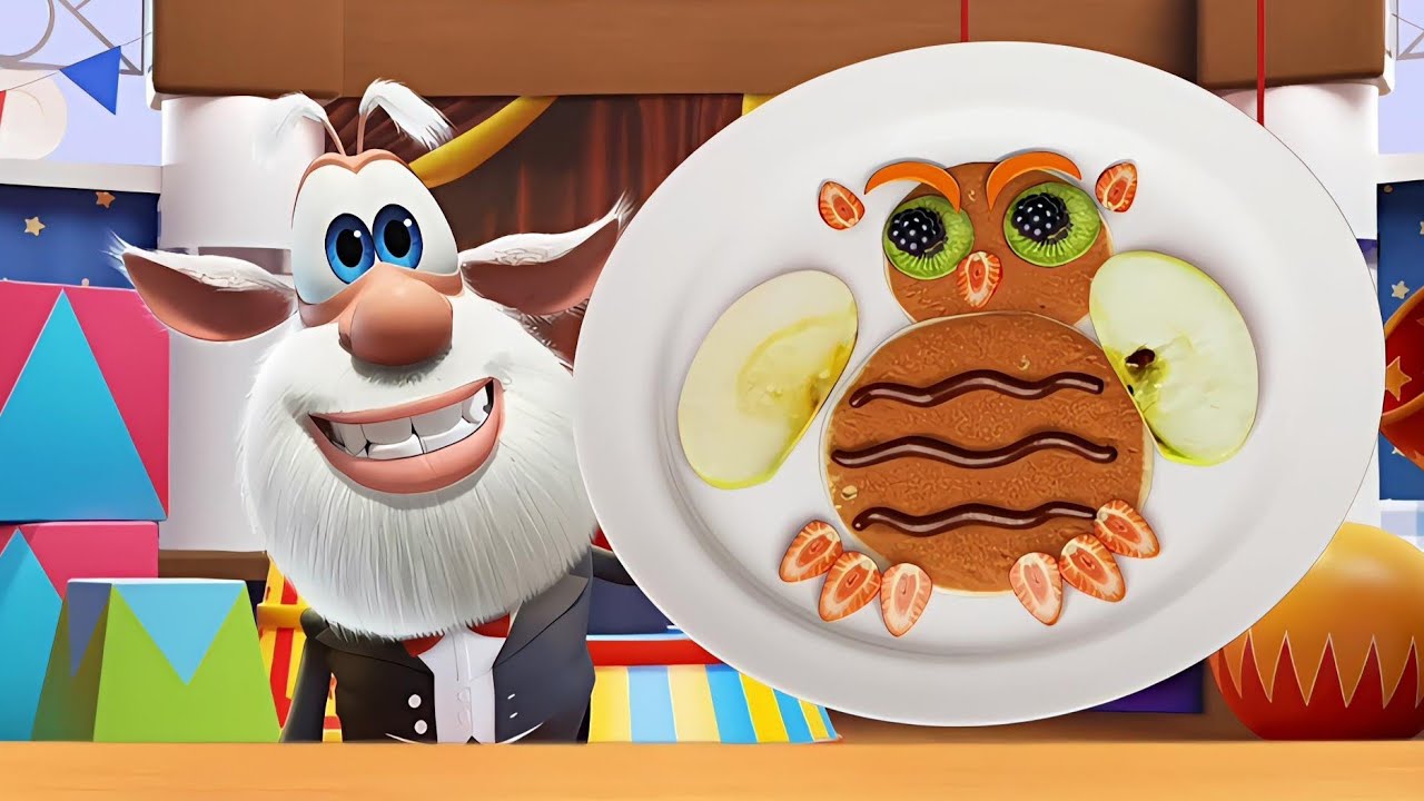 Booba - Kitchen Show Episode 8 - Booba Cooks YUMMY SPICY OWL PENCAKE For You - Kids Learning Video