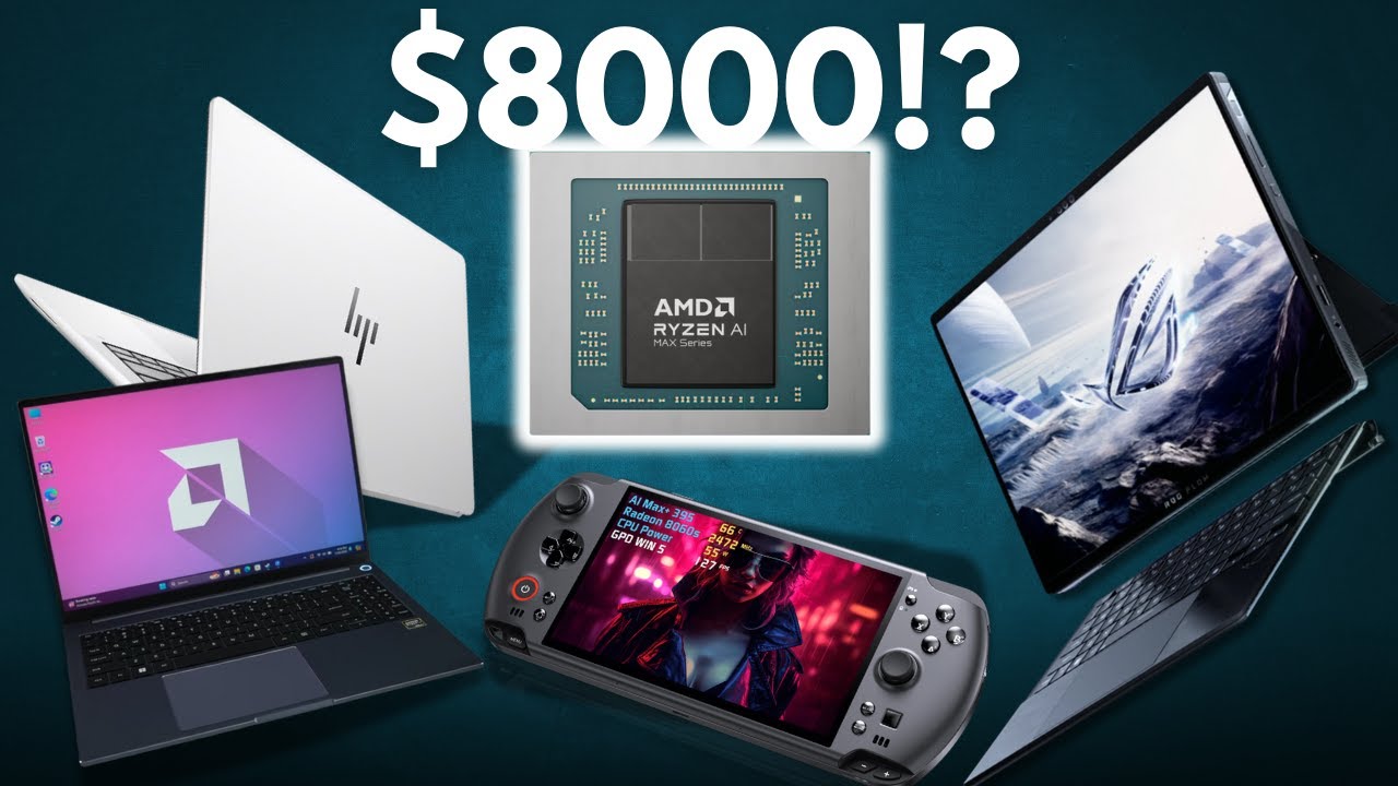 The Only 4 Laptops with Ryzen AI Max+ 395