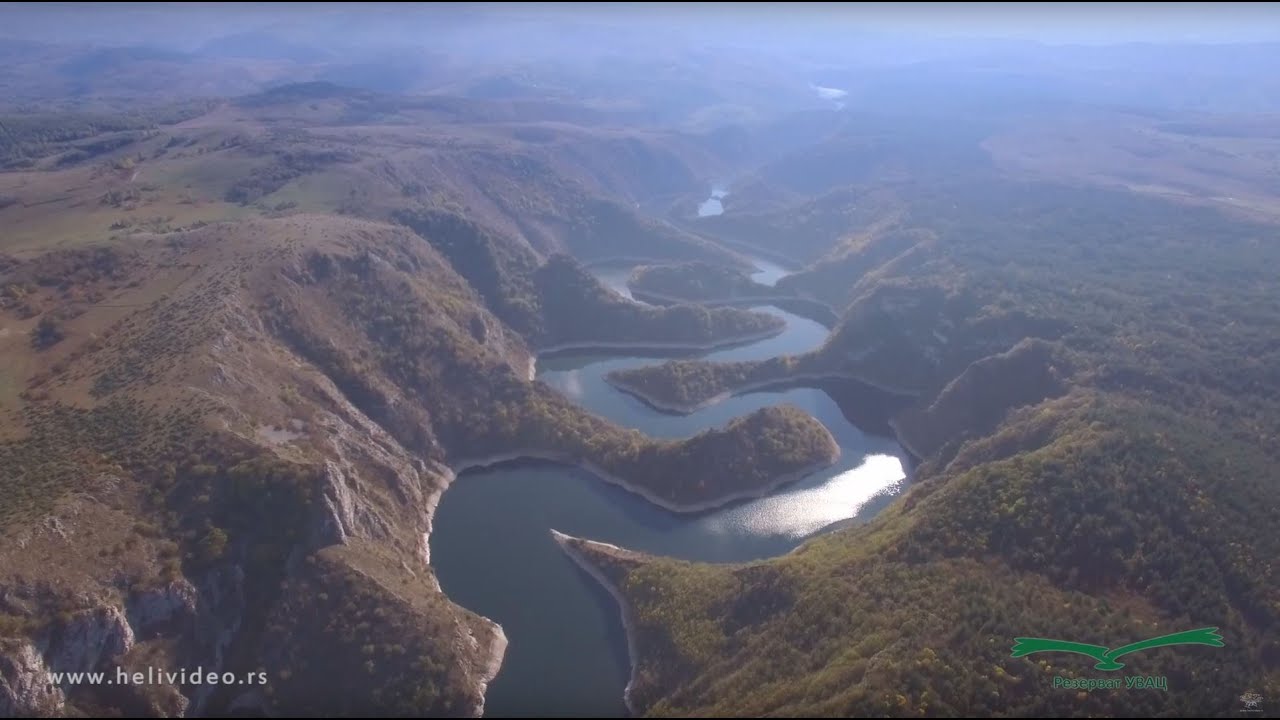 Rezervat prirode Uvac. Serbian Natural Wonders.Canyon river Uvac