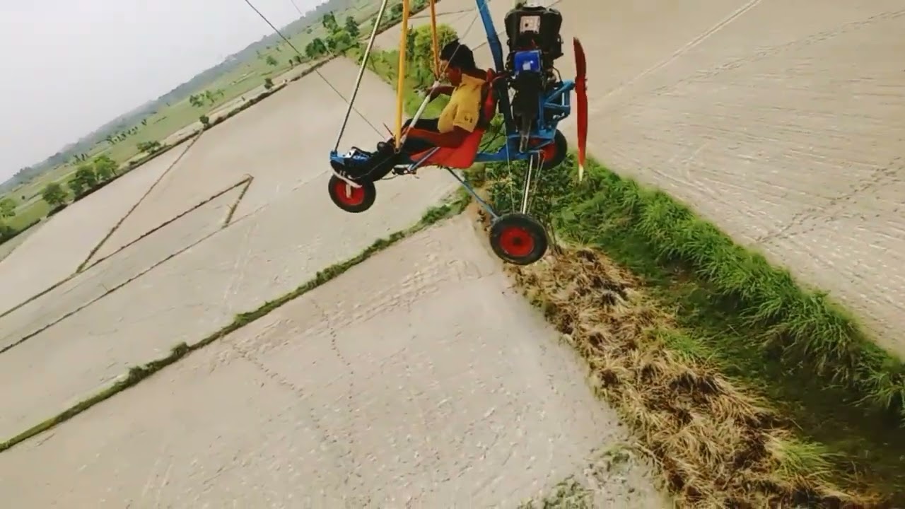 NEW WING FLYING TEST || SELF-MADE HANG GLIDER BY RAVI GUJJAR|| HANG GLIDER MADE IN INDIA ||