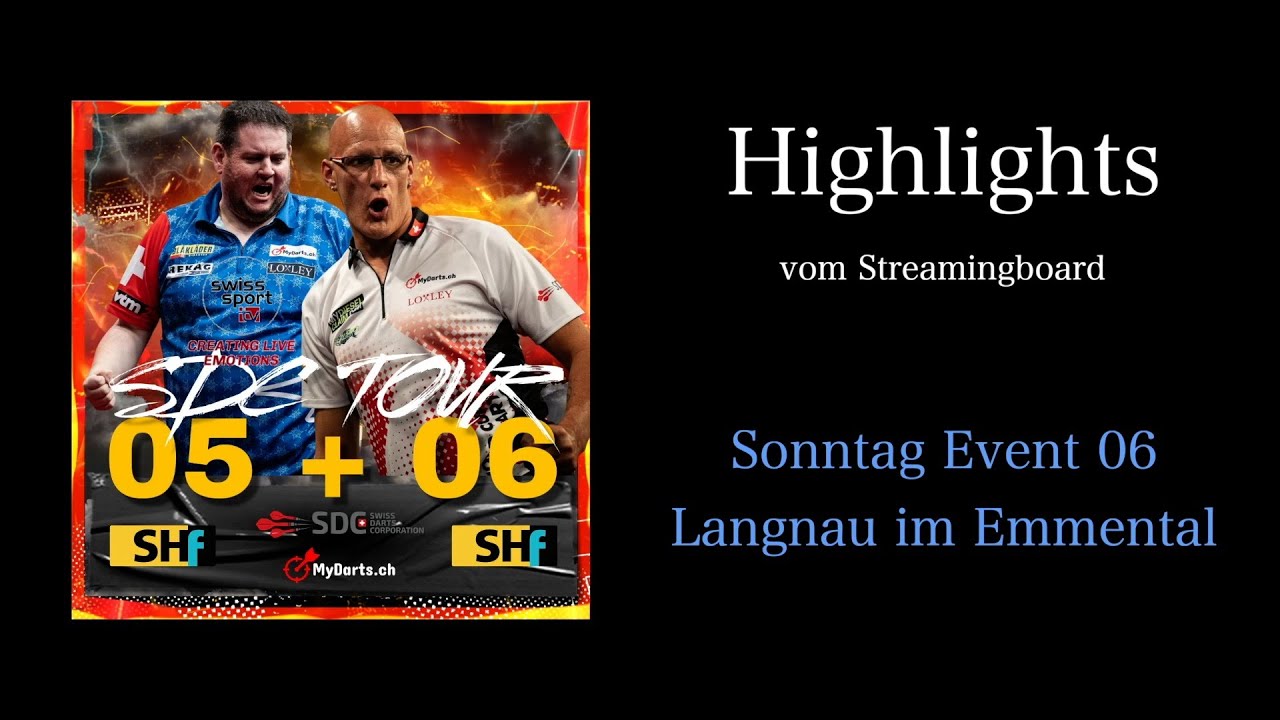 Darts auf HÖCHSTEM NIVEAU! | Highlights SDC Tour Event 06