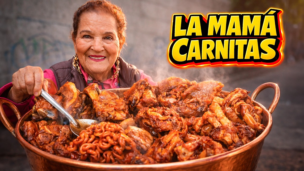 18 hijos… y los sacó adelante vendiendo carnitas