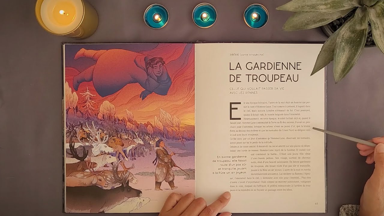 ASMR - Whispering in French - Contes du monde entier 📚