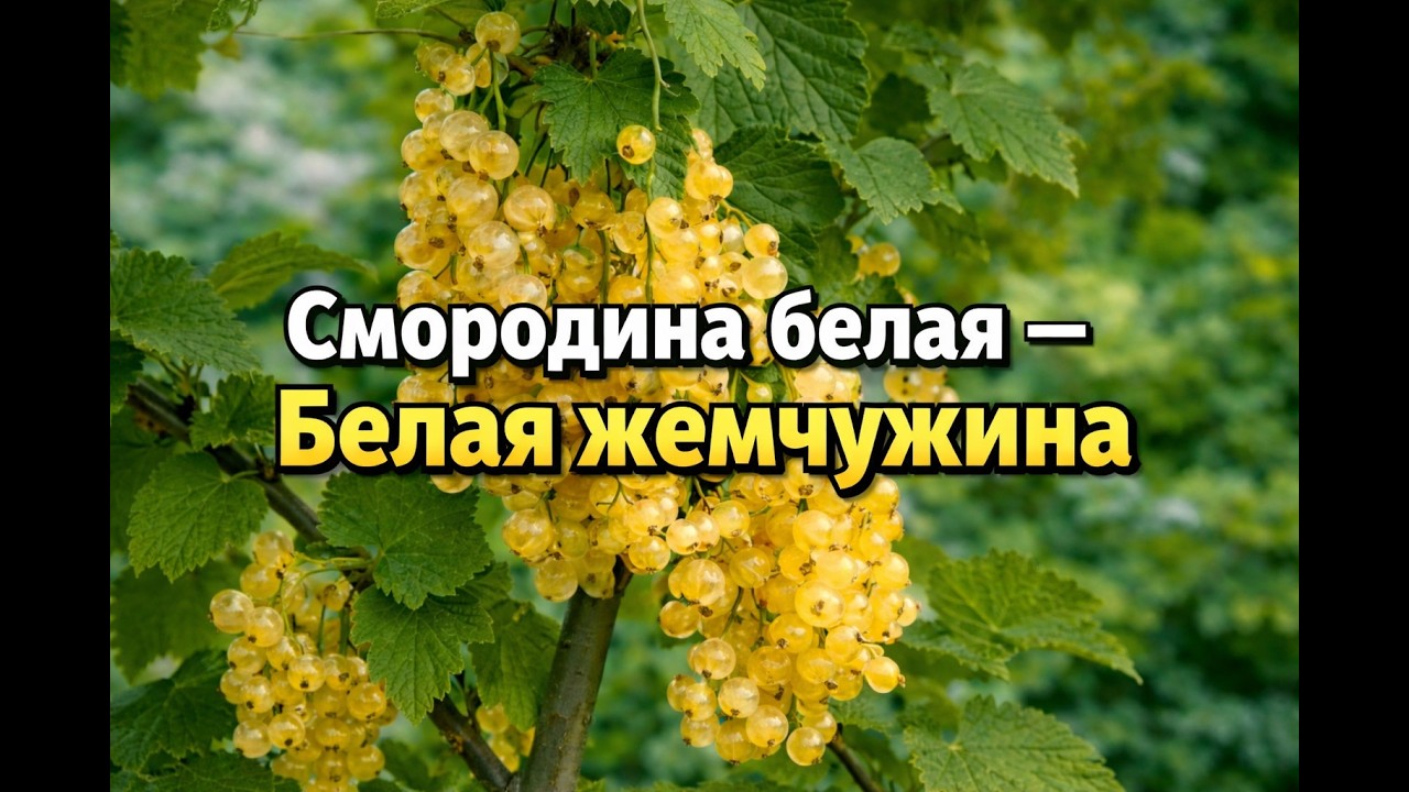 Смородина белая: белая жемчужина вашего сада