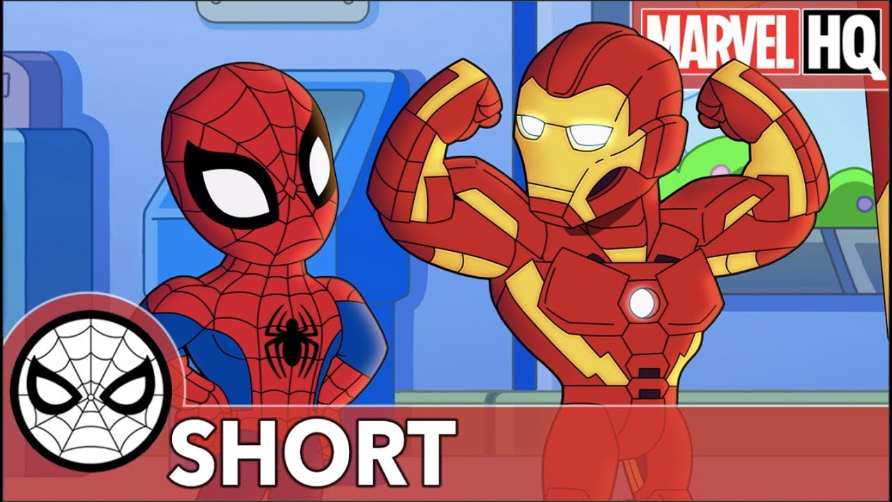 Spidey & Iron Man Clean Up Ultron | Marvel Super Hero Adventures: One Big Mess | SHORT