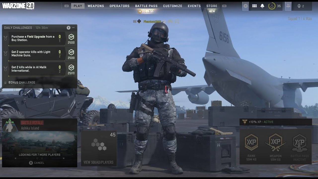 Quick Session of Warzone - Run For Your Life!!