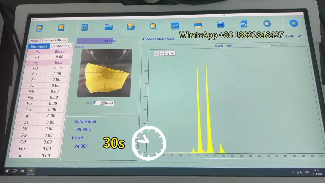 Gold testing machine #goldtesting #jewelrytools #jewelrymaking #jewelrymachine