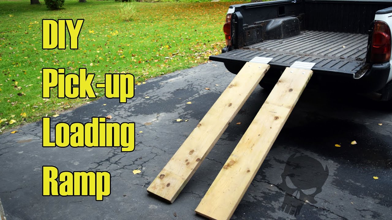 Rampe de chargement pour camionnette DIY