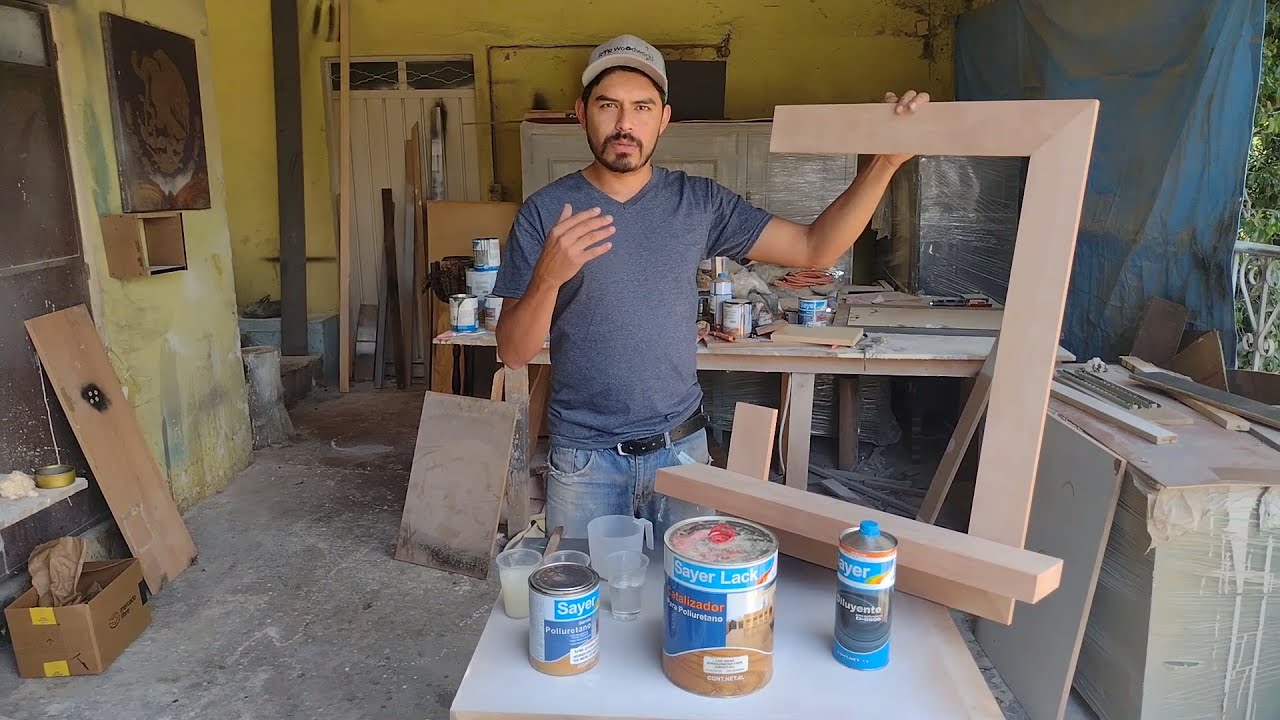 cómo dar acabado mate a la madera