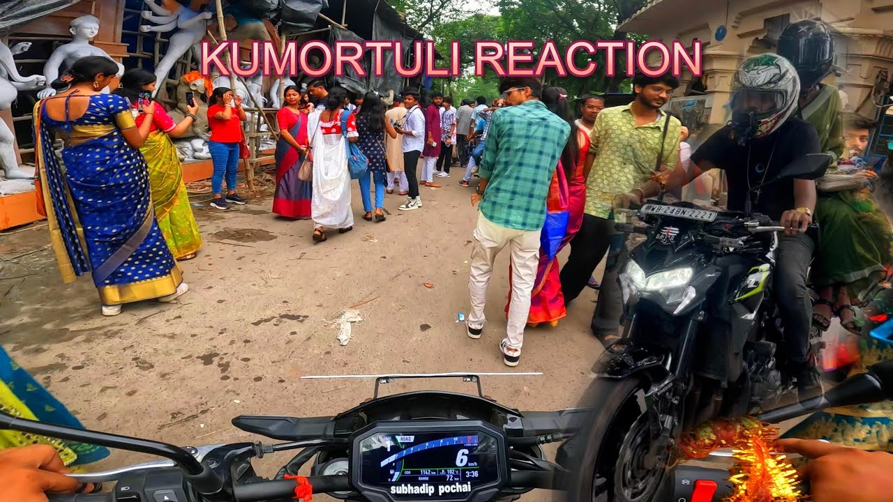 MAHALAYA 2024 in Kumortuli Public reaction on Z900 😱