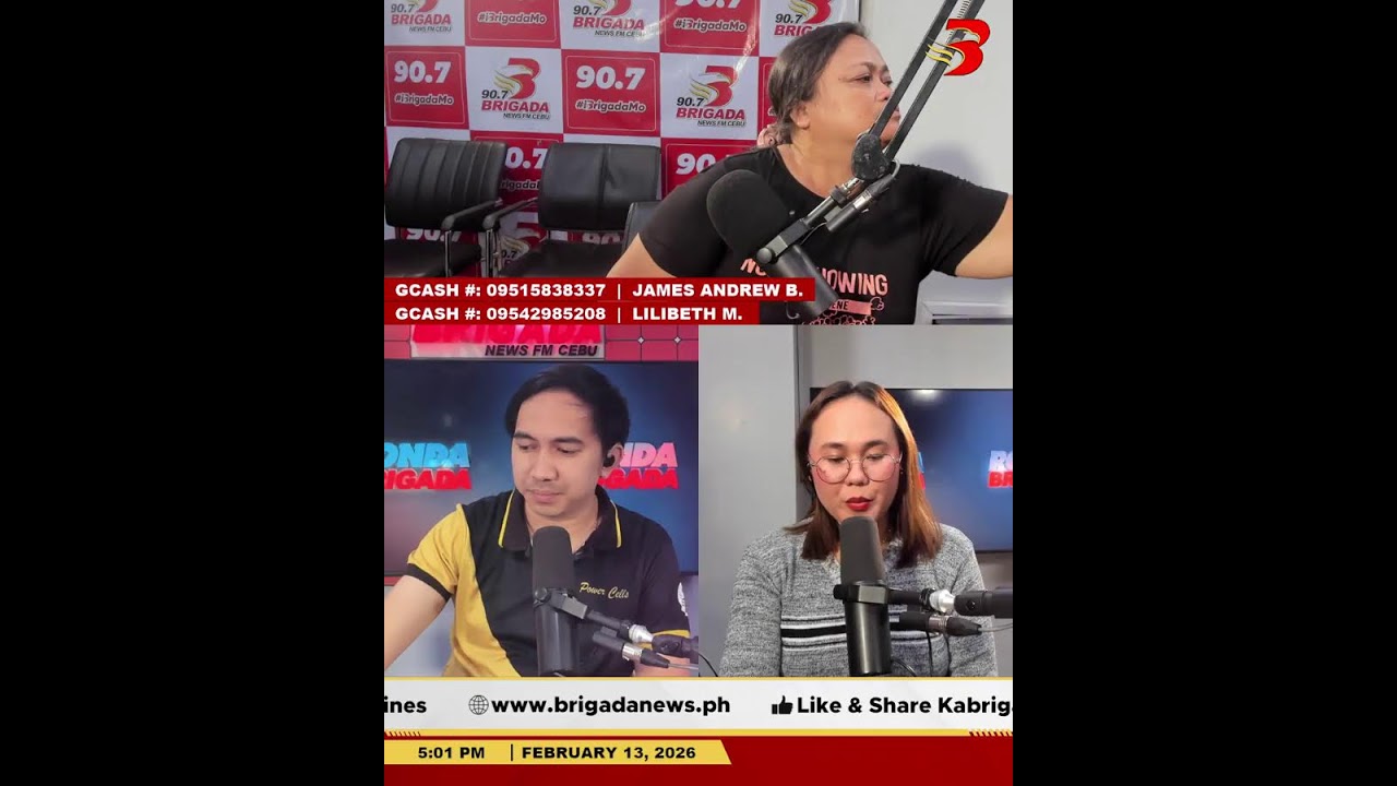 𝐑𝐎𝐍𝐃𝐀 𝐁𝐑𝐈𝐆𝐀𝐃𝐀 FEBRUARY 13, 2026 | FRIDAY 90.7 BRIGADA NEWS FM CEBU