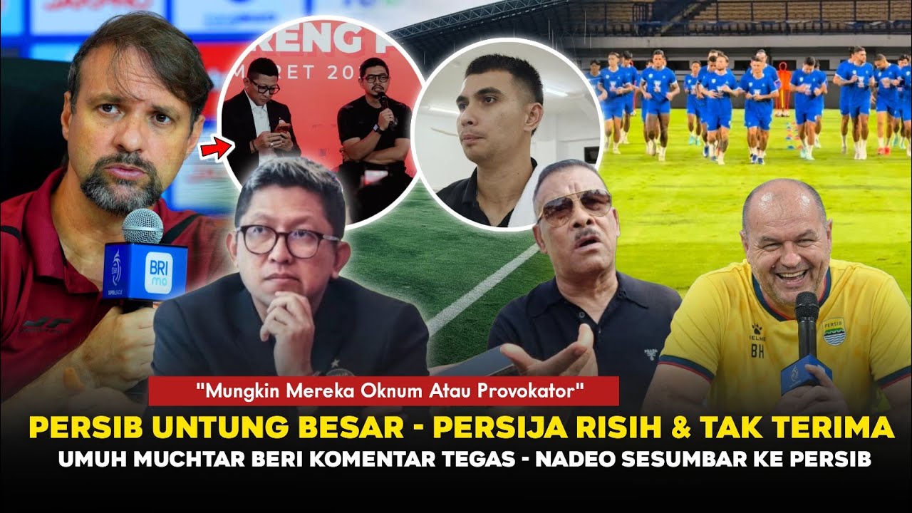 🔴PERSIB BENAR² UNTUNG! Bos Persija Tak Terima Begini, Umuh Beri Pesan Tegas, Bojan Akui Termotivasi🔥