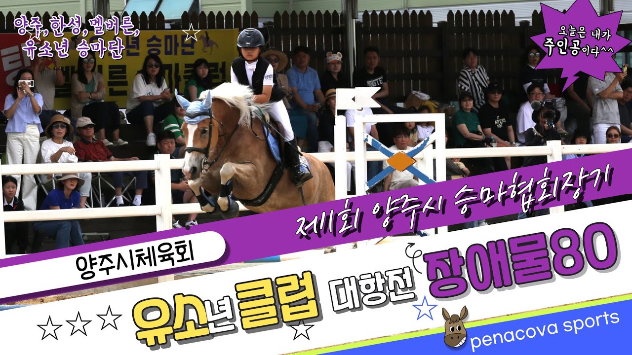 장애물80cm ~유소년 클럽 대항전~제1회 양주시 승마협회장기 승마대회