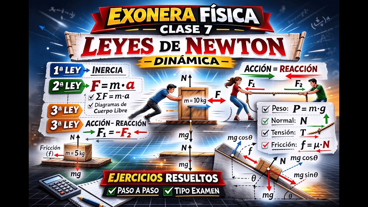 Leyes de Newton | Exonera física