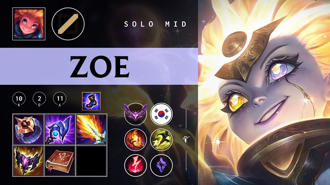 Zoe Mid vs Cassiopeia - KR Master Patch 26.01