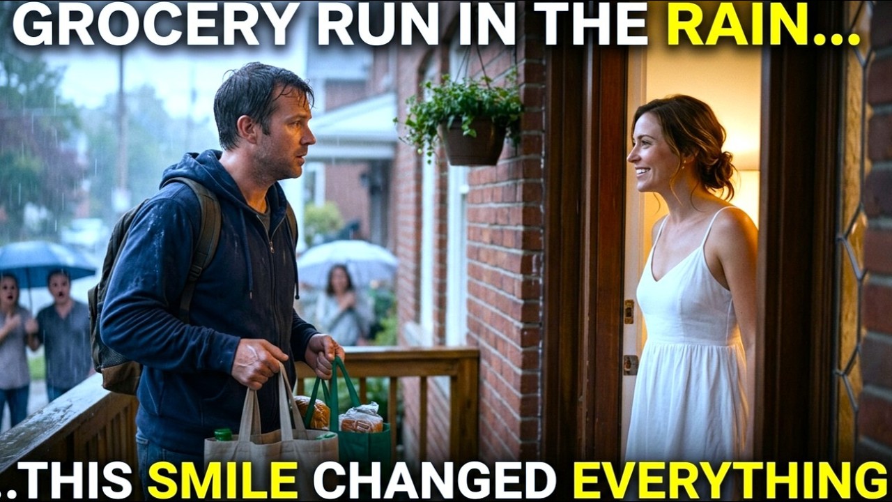This Single Dad Delivered Groceries in the Rain — Her Grin Stopped Him Cold