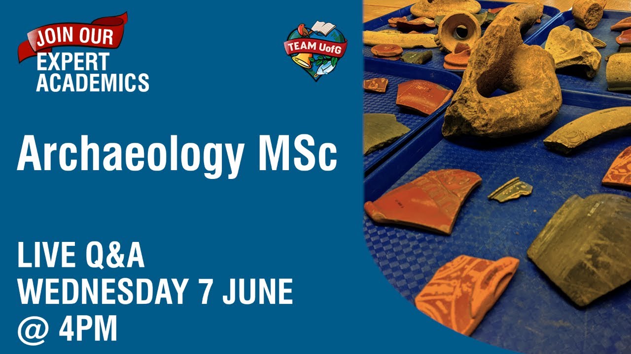 Archaeology MSc Live Q&A