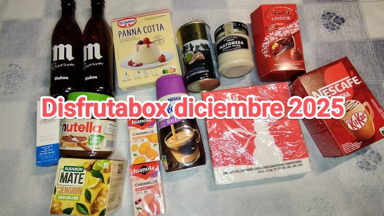 Disfrutabox diciembre 2025 + enlace 12,95€