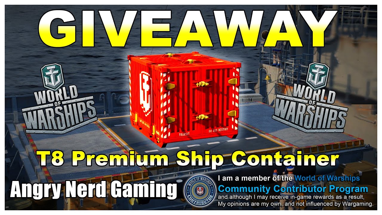 World of Warships: Premium Ship Container Giveaway