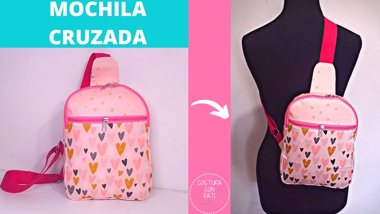 DIY – MOCHILA CRUZADA / Cómo hacer una mochila cruzada