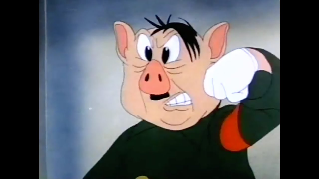 Gandy Goose (1943) The Last Roundup - Terrytoons - World War II Cartoon