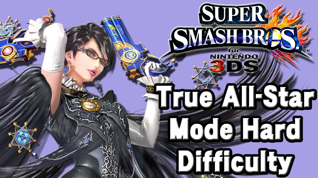 Super Smash Bros. For 3DS (True All-Star Mode Hard Difficulty | Bayonetta)