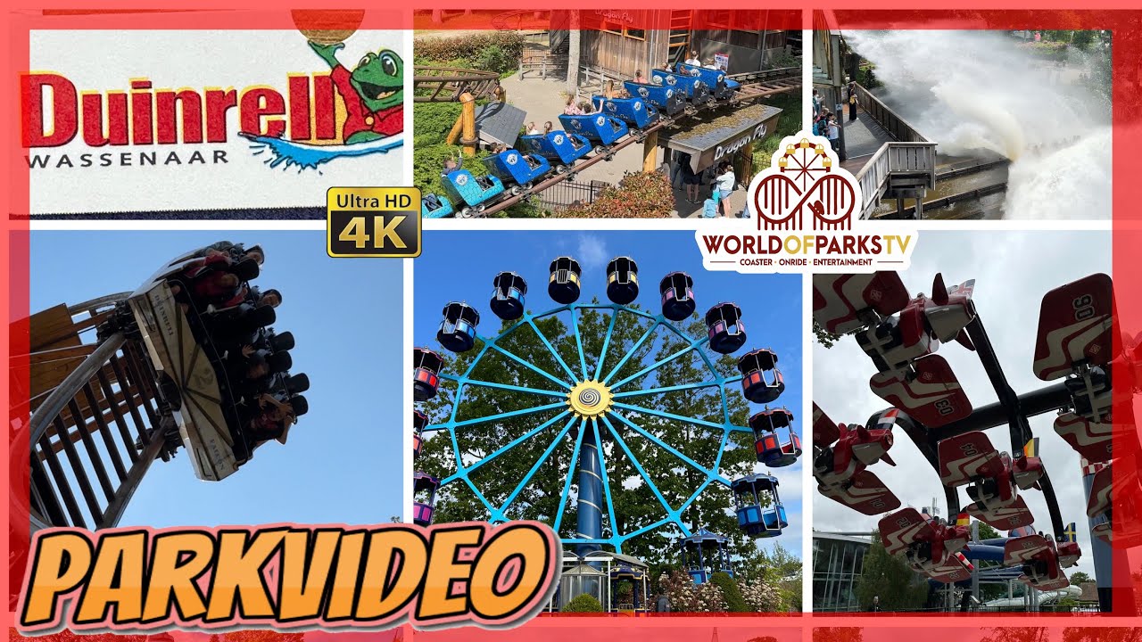 Duinrell Freizeitpark 2023 Achterbahnen & Fahrgeschäfte – Urlaubsziel Duinrell Attractiepark (NL)