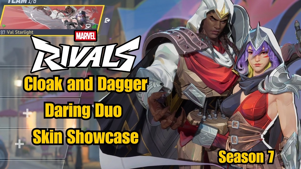 Cloak and Dagger | Daring Duo Skin Showcase | Marvel Rivals Gameplay Season 7